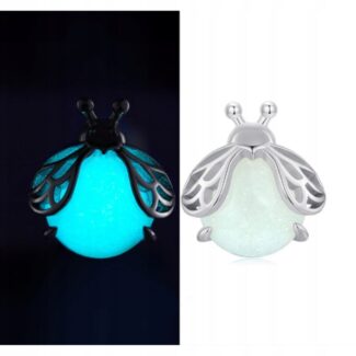 Kolczyki Robaczek Świętojański srebro 925