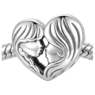 Mama i Córka Charms zawieszka srebro 925