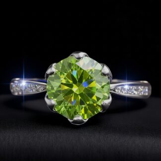 pierścionek z diamentem