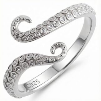 Pierścionek Ośmiornica srebro 925