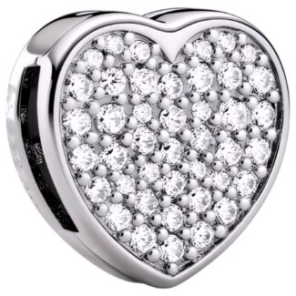 Charms do płaskiej bransoletki Reflexions Serce srebro 925