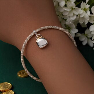 Charms TALIZMAN BOGACTWA szczęśliwy grosik srebro złoto