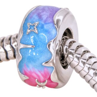 Stoper separator DROGA MLECZNA srebro 925 Kosmos charms gradient