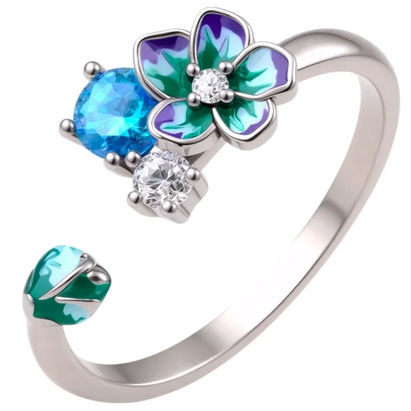 Pierścionek srebrny na prezent dla dziewczyny