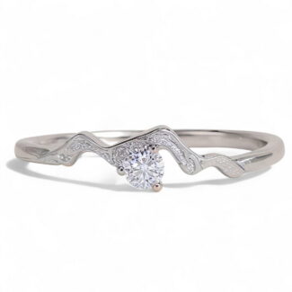 piercionek z górami