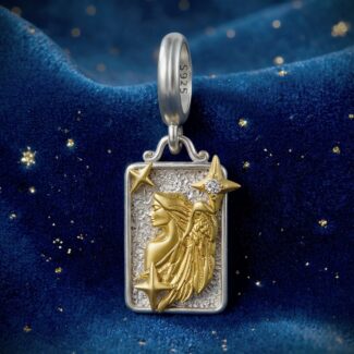 Znak zodiaku PANNA - Charms w Złocie i Srebrze 925