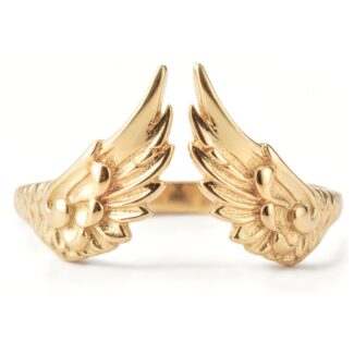 Pierścionek Skrzydła Anioła złoty srebro 925