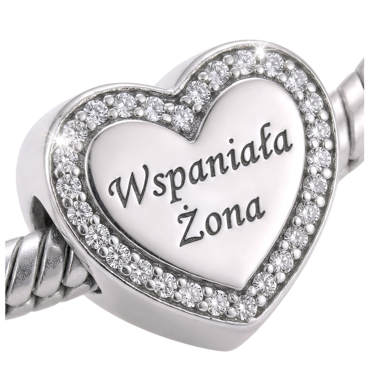 wspaniała żona charms koralik pandora